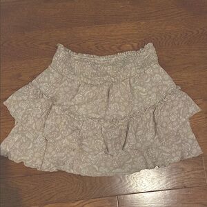 Altar’d State Floral Ruffle Skirt